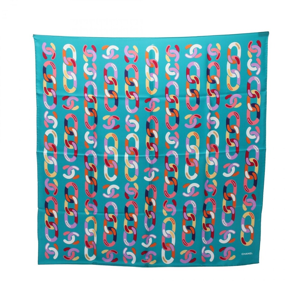 Chanel Coco Mark Chain Pattern Scarf #271246C76B